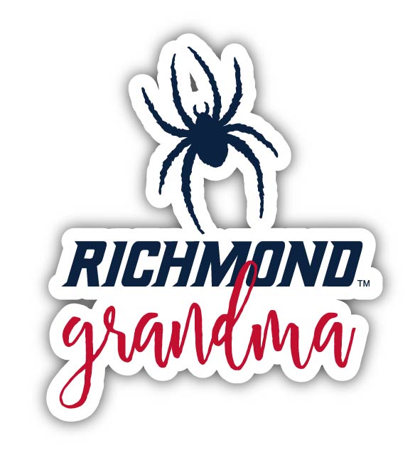 Richmond Spiders 4-Inch Proud Grandma NCAA - Durable School Spirit Vinyl Decal Perfect Gift for Grandma