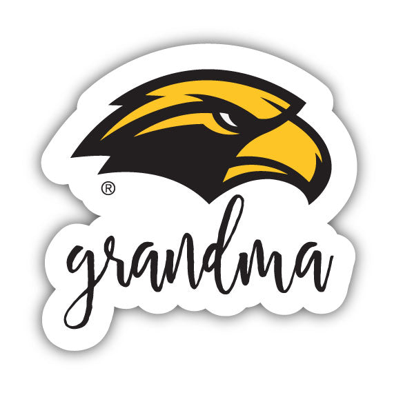 Southern Mississippi Golden Eagles 4 Inch Proud Grandma Die Cut Decal