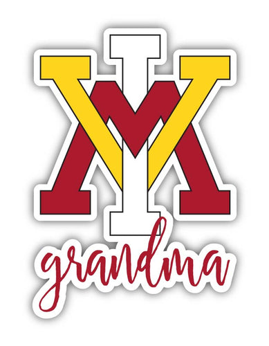 VMI Keydets 4-Inch Proud Grandma NCAA - Durable School Spirit Vinyl Decal Perfect Gift for Grandma