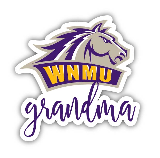 Western New Mexico University Proud Grandma 4-Inch NCAA High-Definition Magnet - Versatile Metallic Surface Adornment