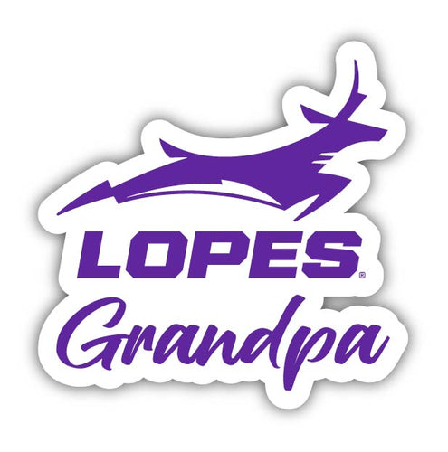 Grand Canyon University Lopes 4-Inch Proud Grandpa NCAA - Durable School Spirit Vinyl Decal Perfect Gift for Grandpa