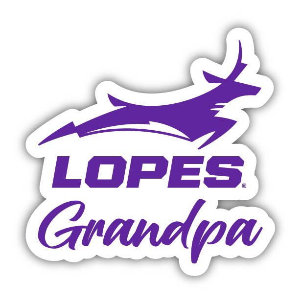 Grand Canyon University Lopes 4-Inch Proud Grandpa NCAA - Durable School Spirit Vinyl Decal Perfect Gift for Grandpa