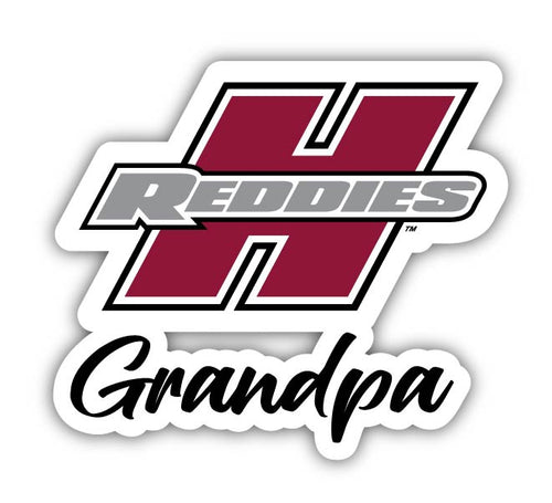 Henderson State Reddies 4-Inch Proud Grandpa NCAA - Durable School Spirit Vinyl Decal Perfect Gift for Grandpa