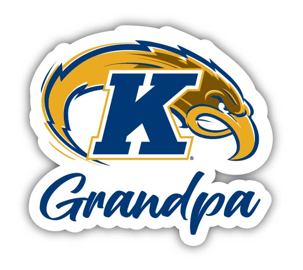Kent State University 4-Inch Proud Grandpa NCAA - Durable School Spirit Vinyl Decal Perfect Gift for Grandpa
