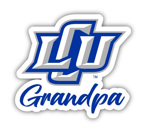 Lubbock Christian University Chaparral 4-Inch Proud Grandpa NCAA - Durable School Spirit Vinyl Decal Perfect Gift for Grandpa
