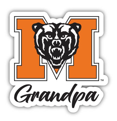Mercer University 4-Inch Proud Grandpa NCAA - Durable School Spirit Vinyl Decal Perfect Gift for Grandpa