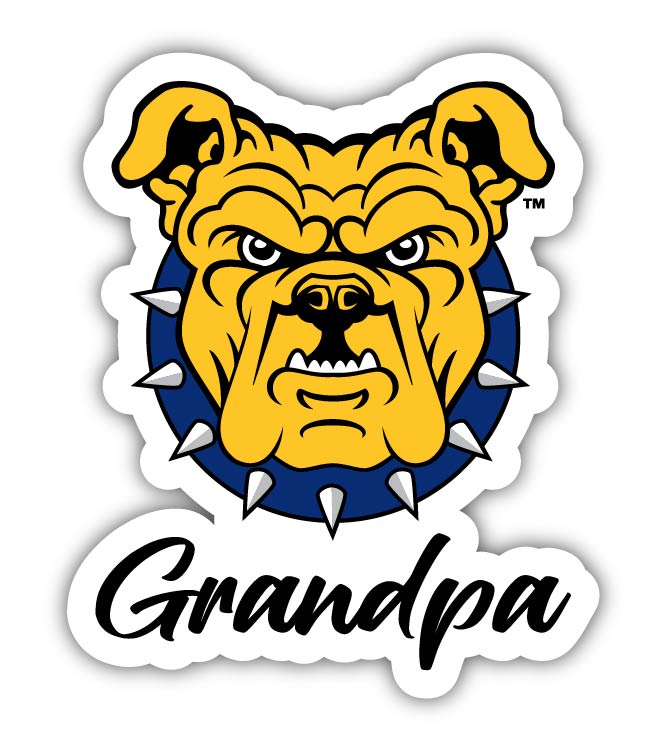 North Carolina A&T State Aggies 4-Inch Proud Grandpa NCAA - Durable School Spirit Vinyl Decal Perfect Gift for Grandpa