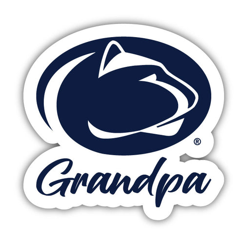 Penn State Nittany Lions 4-Inch Proud Grandpa NCAA - Durable School Spirit Vinyl Decal Perfect Gift for Grandpa
