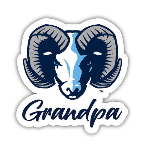 Rhode Island University 4-Inch Proud Grandpa NCAA - Durable School Spirit Vinyl Decal Perfect Gift for Grandpa