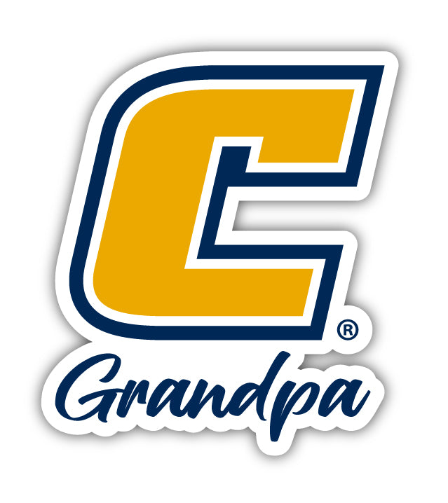 University of Tennessee at Chattanooga 4 Inch Proud Grandpa Die Cut Decal