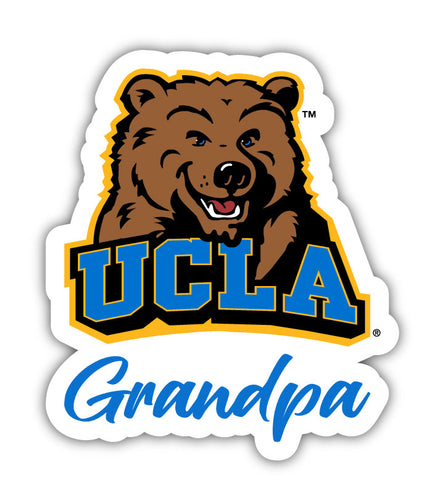 UCLA Bruins 4-Inch Proud Grandpa NCAA - Durable School Spirit Vinyl Decal Perfect Gift for Grandpa