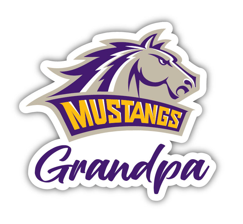 Western New Mexico University 4-Inch Proud Grandpa NCAA - Durable School Spirit Vinyl Decal Perfect Gift for Grandpa