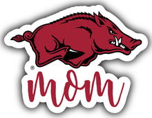 Load image into Gallery viewer, Arkansas Razorbacks 4-Inch Proud Mom NCAA - Durable School Spirit Vinyl Decal Perfect Gift for Mom
