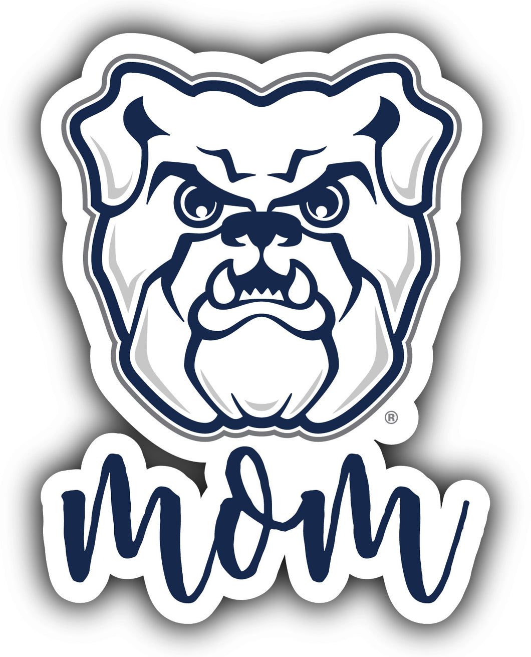 Butler Bulldogs 4-Inch Proud Mom NCAA - Durable School Spirit Vinyl Decal Perfect Gift for Mom