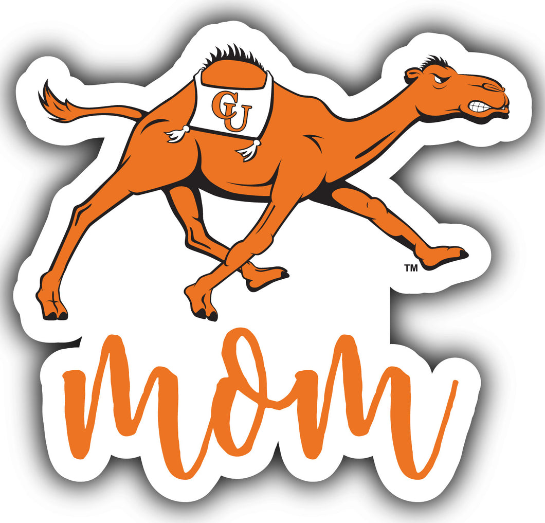 Campbell University Fighting Camels 4-Inch Proud Mom NCAA - Durable School Spirit Vinyl Decal Perfect Gift for Mom