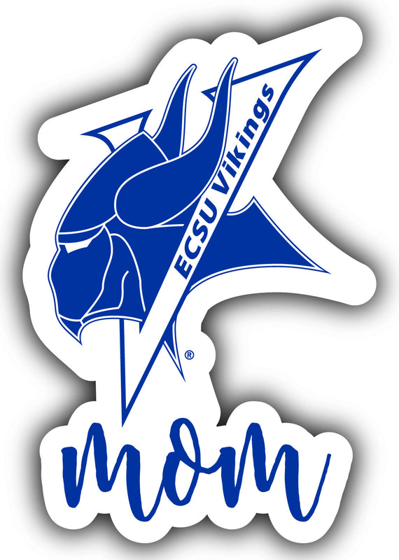 Elizabeth City State University 4-Inch Proud Mom NCAA - Durable School Spirit Vinyl Decal Perfect Gift for Mom