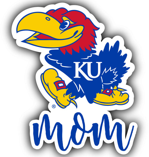 Kansas Jayhawks 4-Inch Proud Dad NCAA - Durable School Spirit Vinyl Decal Perfect Gift for Dad