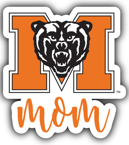 Mercer University 4-Inch Proud Mom NCAA - Durable School Spirit Vinyl Decal Perfect Gift for Mom