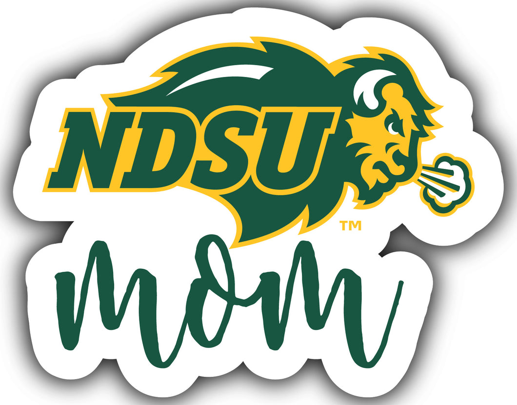 North Dakota State Bison 4-Inch Proud Mom NCAA - Durable School Spirit Vinyl Decal Perfect Gift for Mom