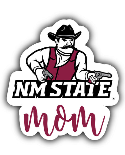 New Mexico State University Aggies 4-Inch Mom NCAA Vinyl Decal Sticker for Fans, Students, and Alumni
