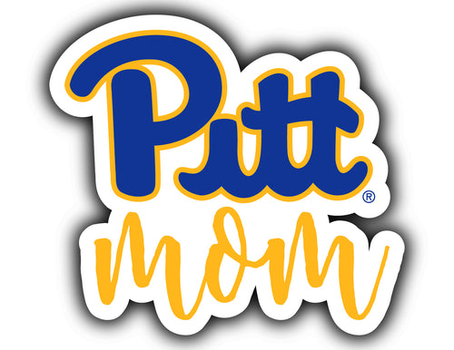 Pittsburgh Panthers 4-Inch Proud Mom NCAA - Durable School Spirit Vinyl Decal Perfect Gift for Mom