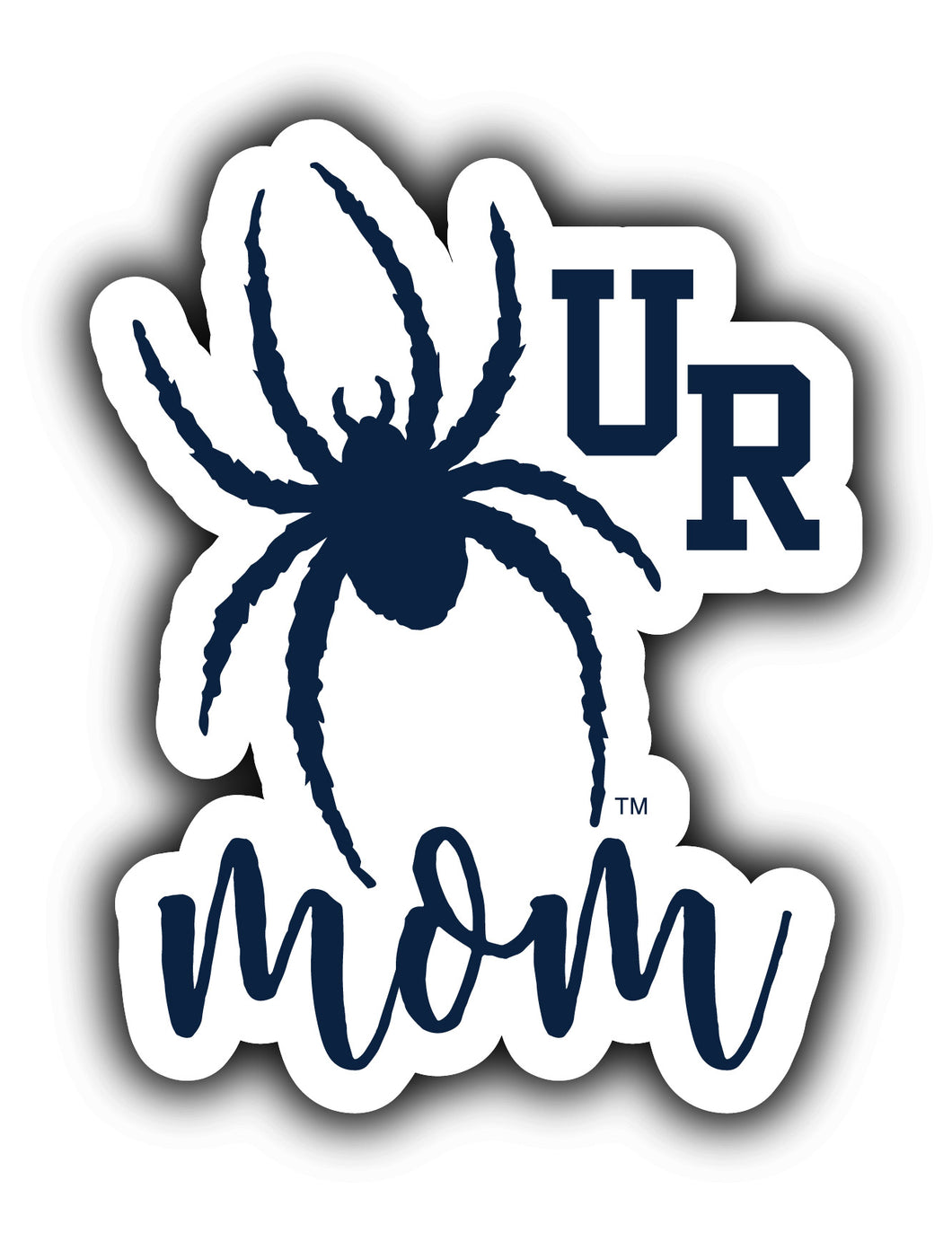 Richmond Spiders 4-Inch Proud Mom NCAA - Durable School Spirit Vinyl Decal Perfect Gift for Mom