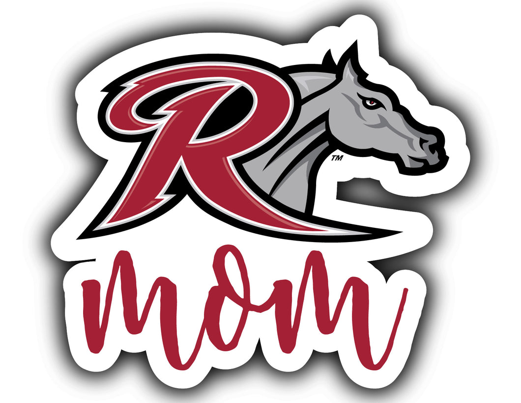 Rider University Broncs 4-Inch Proud Mom NCAA - Durable School Spirit Vinyl Decal Perfect Gift for Mom