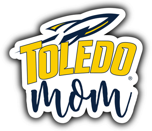 Toledo Rockets 4-Inch Proud Mom NCAA - Durable School Spirit Vinyl Decal Perfect Gift for Mom