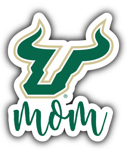 South Florida Bulls 4-Inch Proud Mom NCAA - Durable School Spirit Vinyl Decal Perfect Gift for Mom