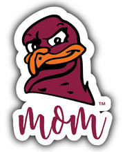 Load image into Gallery viewer, Virginia Tech Hokies 4-Inch Proud Mom NCAA - Durable School Spirit Vinyl Decal Perfect Gift for Mom
