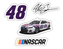 Load image into Gallery viewer, Alex Bowman #48 NASCAR Cup Series 4 Pack Laser Cut Decal
