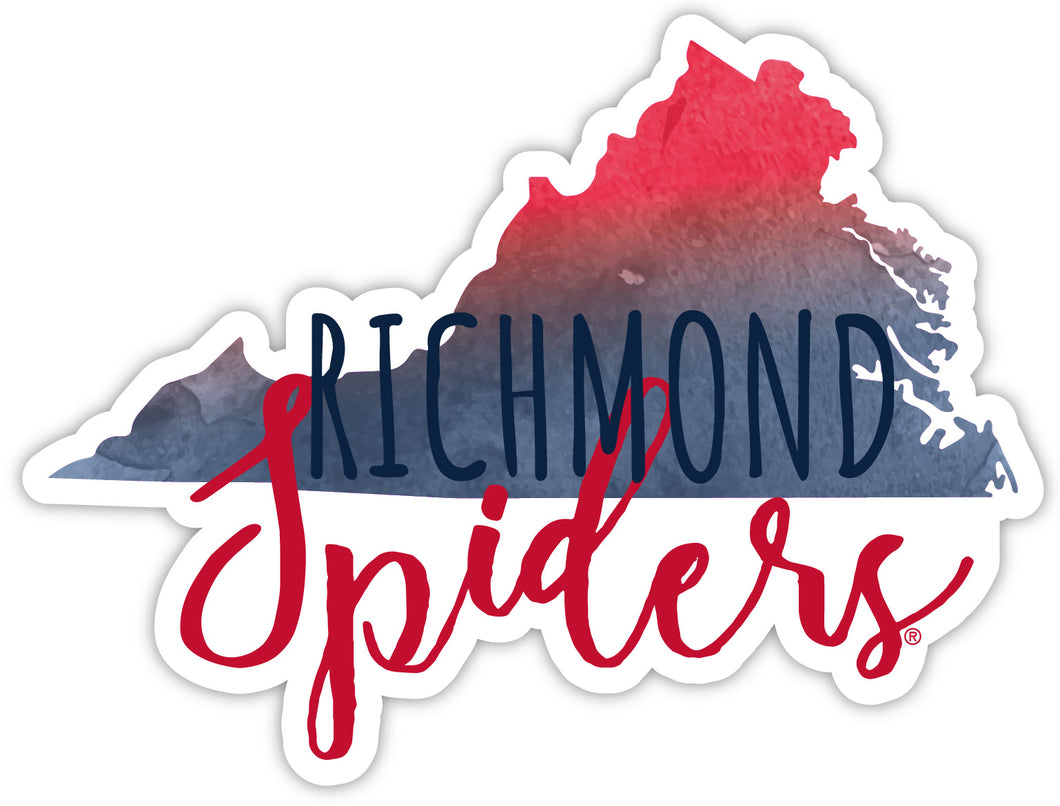 Richmond Spiders Watercolor State Die Cut Decal 4-Inch