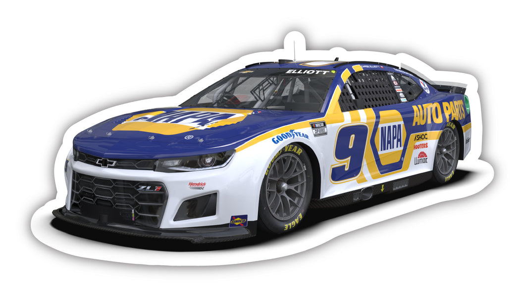 Nascar #9 Chase Elliott 4-Inch Vinyl Decal Stiker Car Design