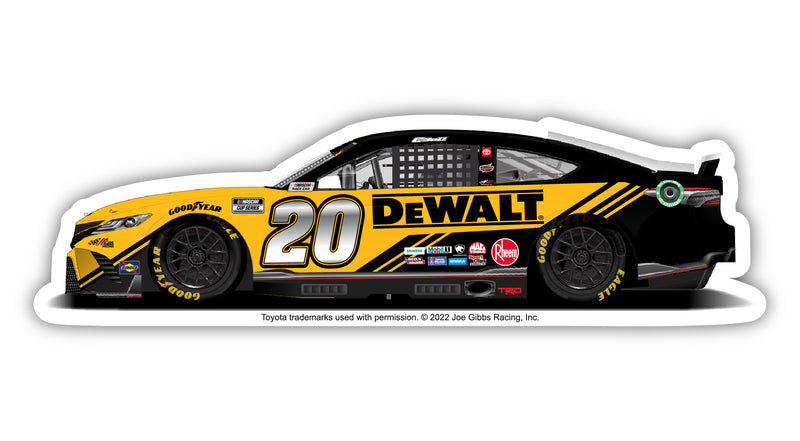 Nascar #20 Christopher Bell 4-Inch Vinyl Decal Stiker Car Design