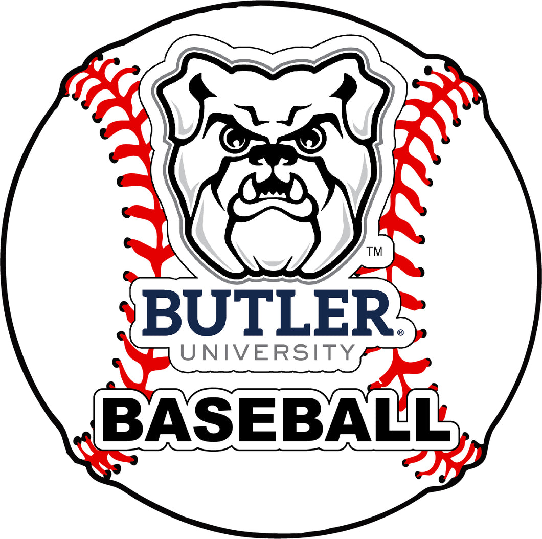 Butler Bulldogs 4-Inch Round Baseball NCAA Passion Vinyl Decal Sticker