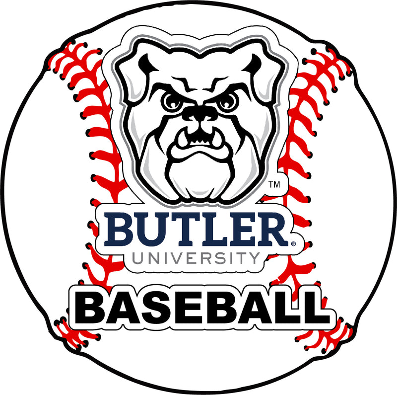 Butler Bulldogs 4-Inch Round Baseball NCAA Passion Vinyl Decal Sticker