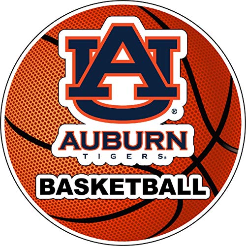 Auburn Tigers 4-Inch Round Basketball NCAA Hoops Pride Vinyl Decal Sticker