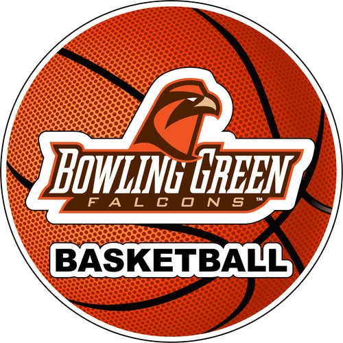 Bowling Green Falcons 4-Inch Round Basketball NCAA Hoops Pride Vinyl Decal Sticker