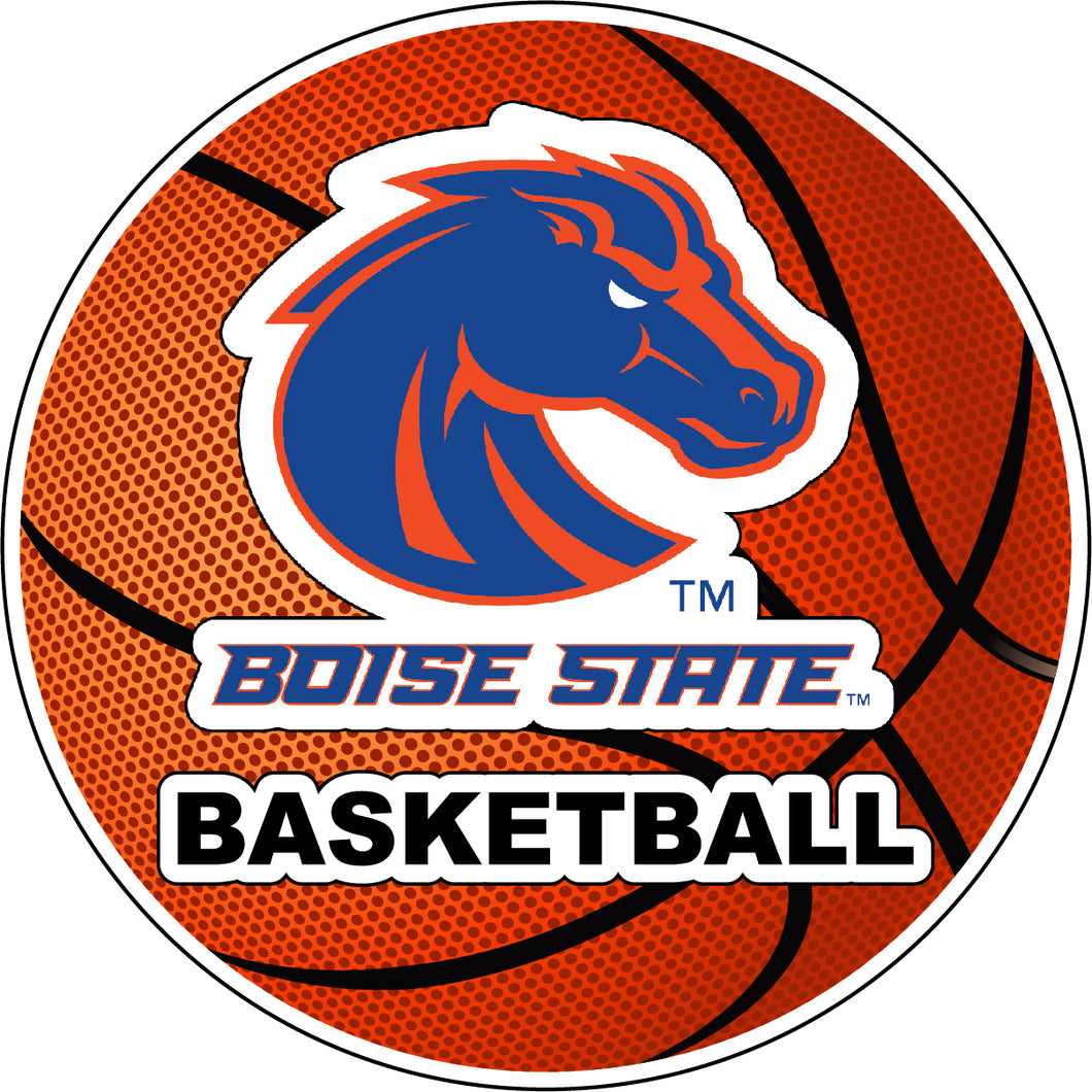 Boise State Broncos 4-Inch Round Basketball NCAA Hoops Pride Vinyl Decal Sticker