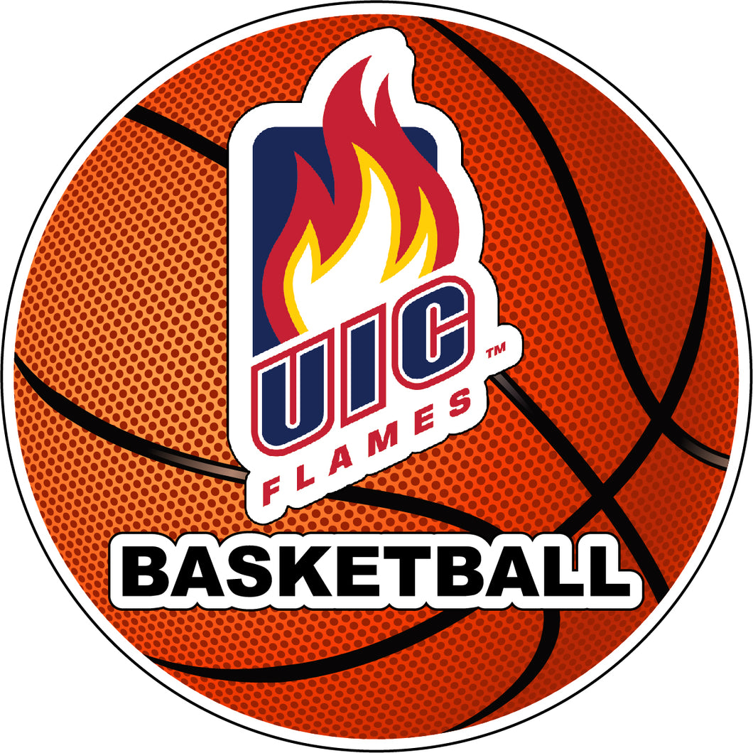 University of Illinois at Chicago 4-Inch Round Basketball NCAA Hoops Pride Vinyl Decal Sticker