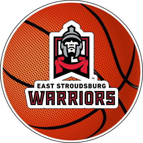 East Stroudsburg University 4-Inch Round Basketball NCAA Hoops Pride Vinyl Decal Sticker