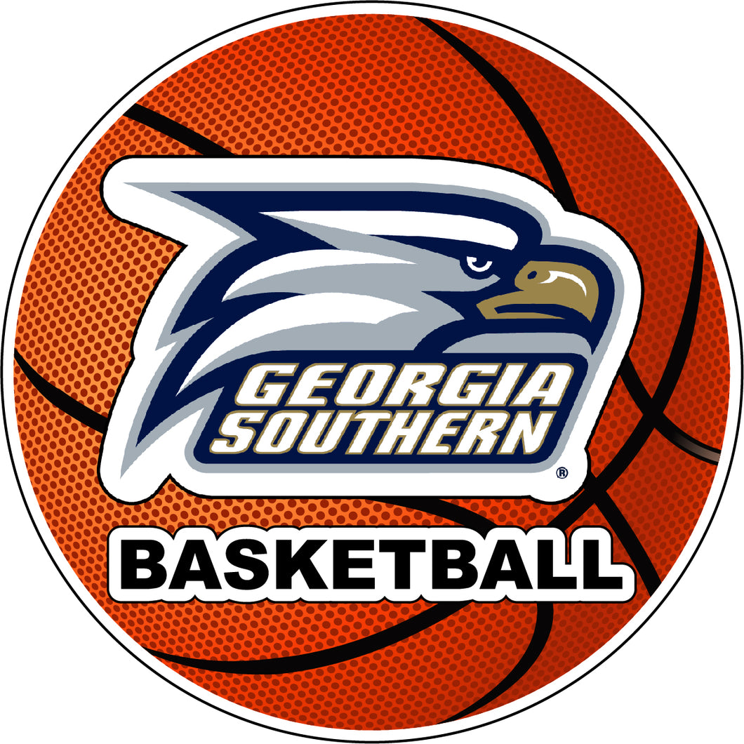 Georgia Southern Eagles 4-Inch Round Basketball NCAA Hoops Pride Vinyl Decal Sticker