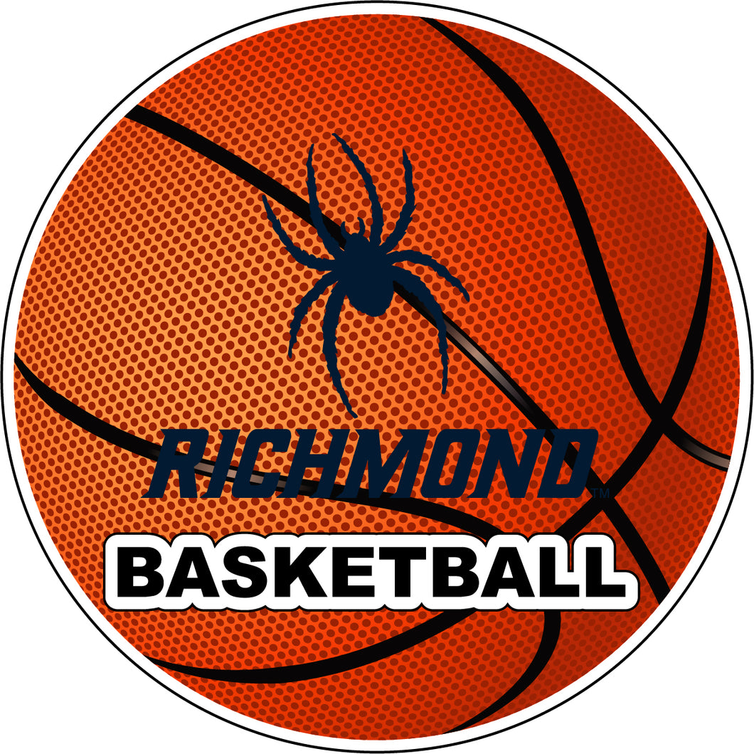 Richmond Spiders 4-Inch Round Basketball NCAA Hoops Pride Vinyl Decal Sticker