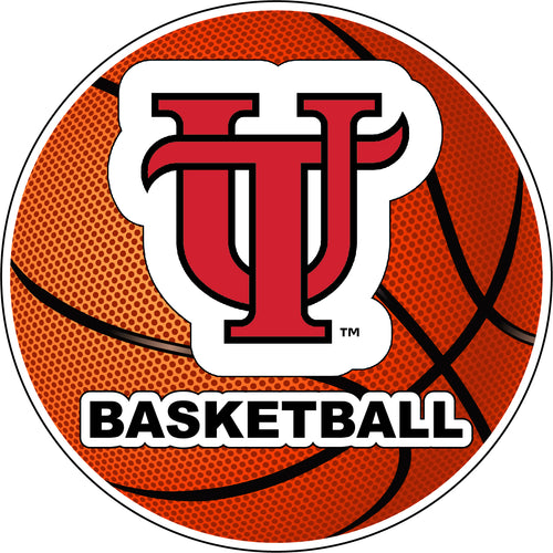 University of Tampa Spartans 4-Inch Round Basketball NCAA Hoops Pride Vinyl Decal Sticker