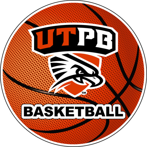 University of Texas of the Permian Basin 4-Inch Round Basketball NCAA Hoops Pride Vinyl Decal Sticker