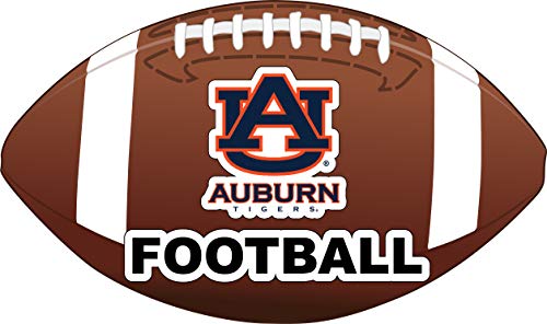 Auburn Tigers 4-Inch Round Football NCAA Gridiron Glory Vinyl Decal Sticker