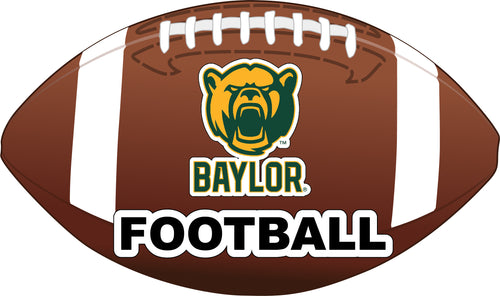 Baylor Bears 4-Inch Round Football NCAA Gridiron Glory Vinyl Decal Sticker
