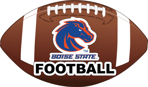Boise State Broncos 4-Inch Round Football NCAA Gridiron Glory Vinyl Decal Sticker