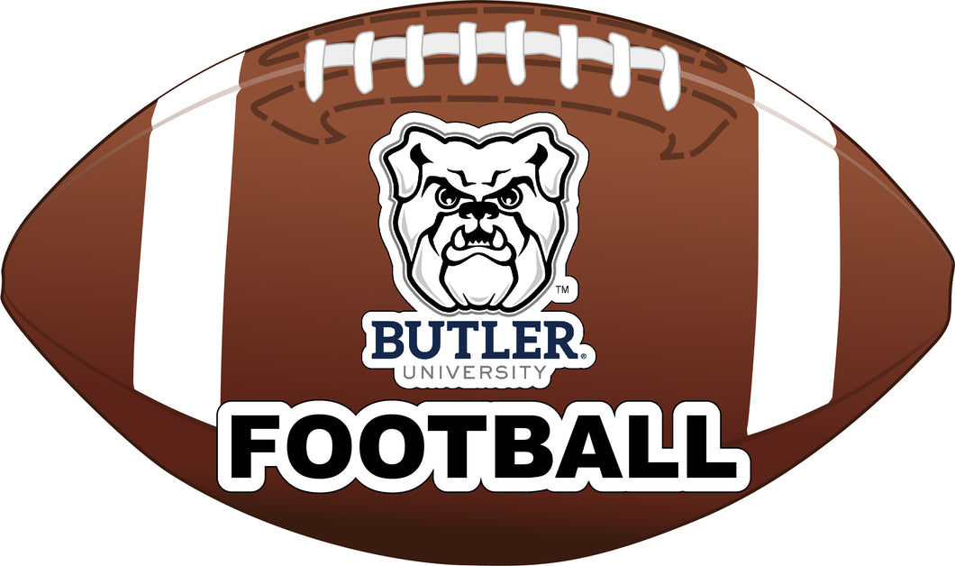 Butler Bulldogs 4-Inch Round Football NCAA Gridiron Glory Vinyl Decal Sticker