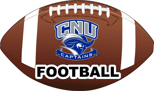 Christopher Newport Captains 4-Inch Round Football NCAA Gridiron Glory Vinyl Decal Sticker